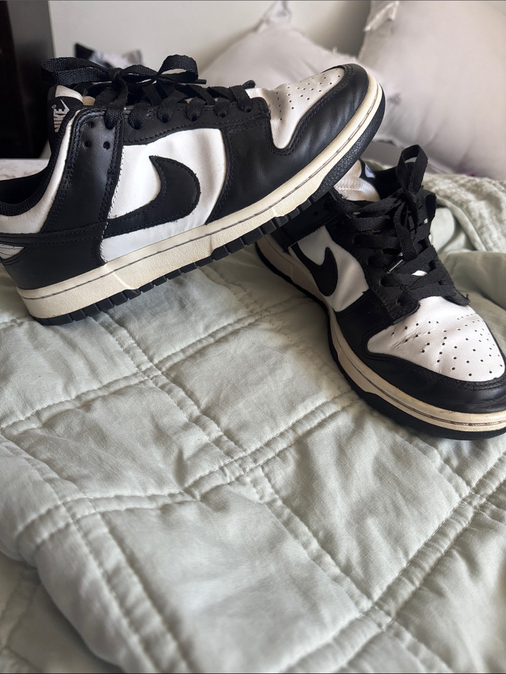 Nike Black and White Low-Top Sneakers